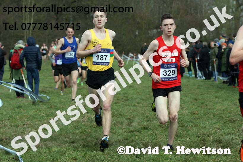 Mens under-20s 2019 British Athletics Inter Counties Cross Country, Prestwood Hall, Loughborough. Photo:  David T. Hewitson/Sports for All Pics